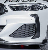 BMW 8 Series M850 840 (With M-Package Bumper) G14 G15 G16 2018-ON with Aftermarket Parts - Upper Valences Pre-preg Carbon Fiber from Karbel Carbon